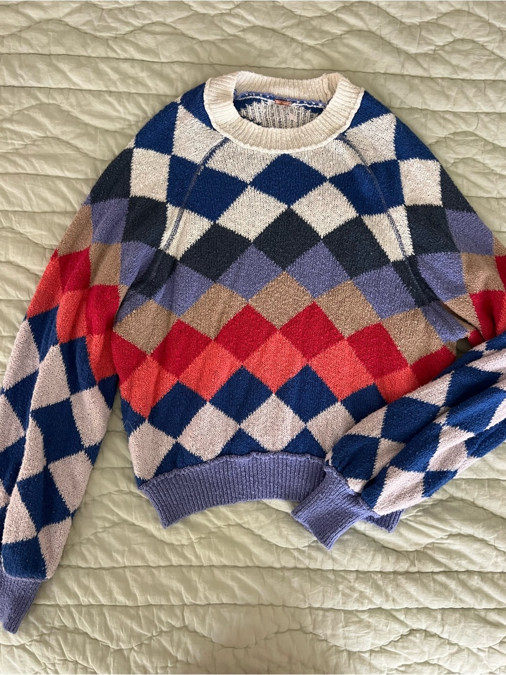 Free People Riley Patterned Pullover